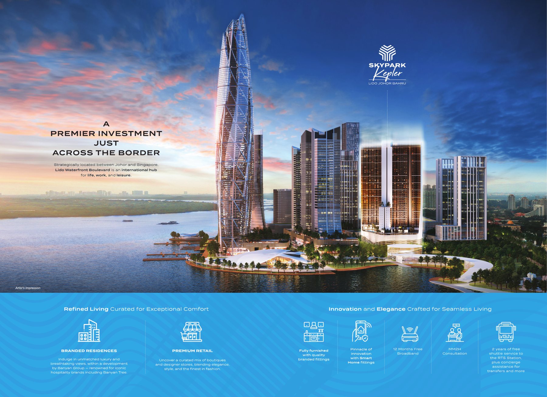 Skypark Kepler Lido Johor Bahru waterfront residence