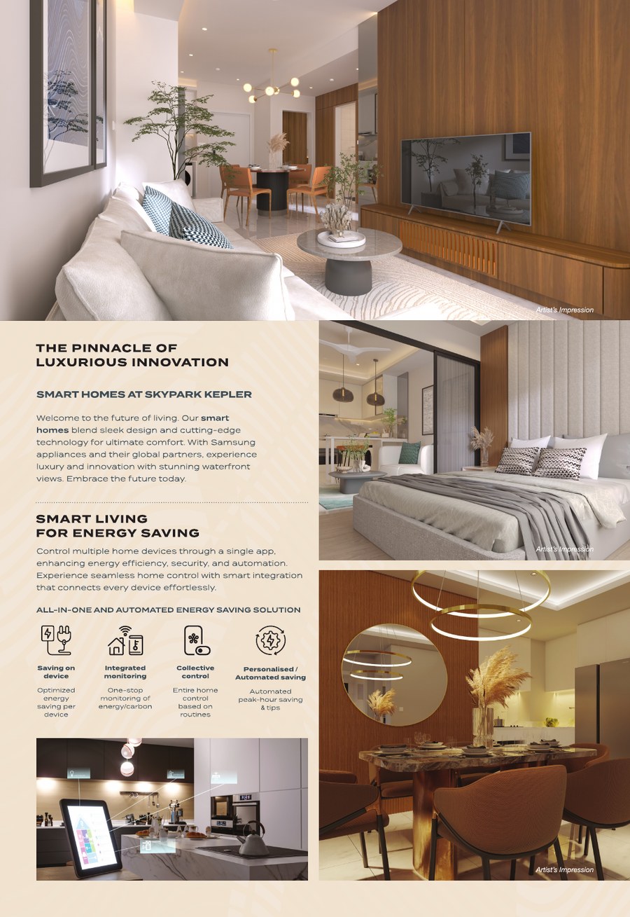 Skypark Kepler smart home and interior